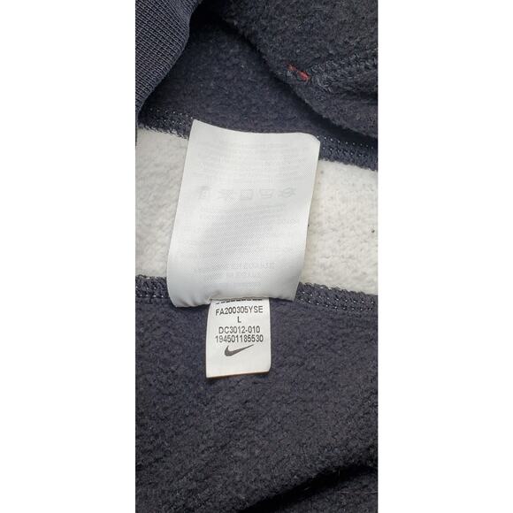 Nike Hoodie Youth Sz L Worldwide Graphic Spellout Colorblock Sweatshirt C27-53 - Picture 6 of 10